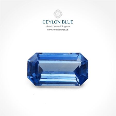 Sky Blue Sapphire 1.05ct Long Octagon Shape - CB 0003