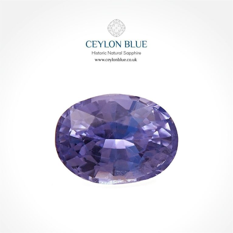 Purple Sapphire 1.96ct Oval Shape - CB 0005
