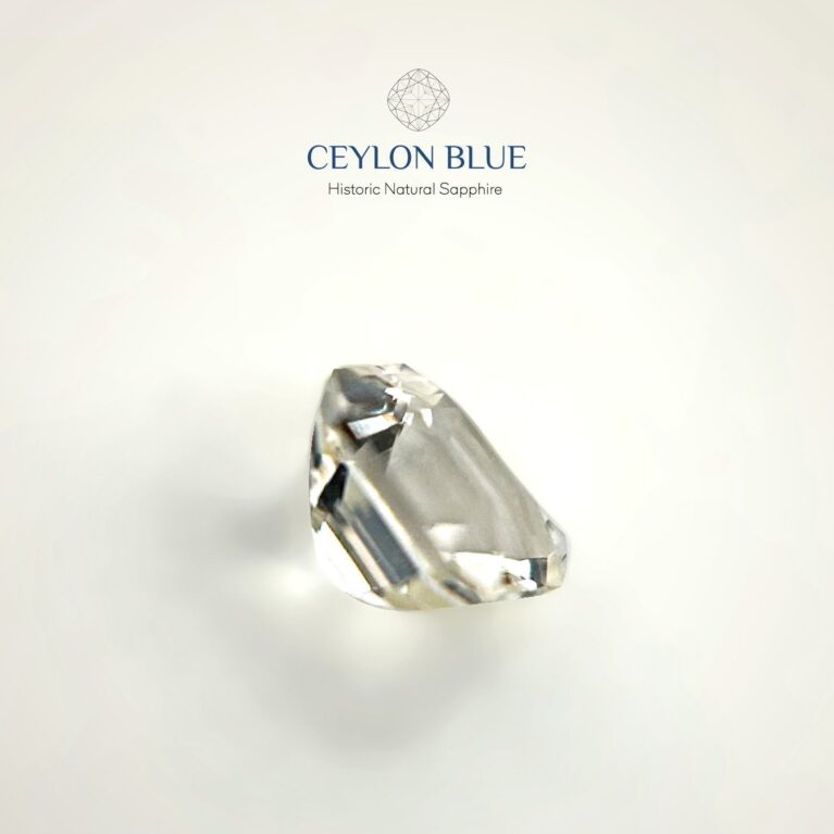 Pure White Sapphire Octagon 0.50ct - CB 0010