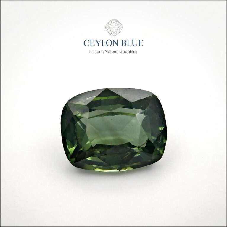 Green Zircon 1.63ct Cushion Shape - CB 0014