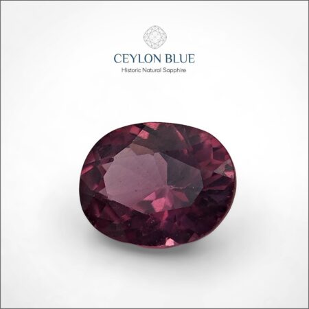 Purple Almandine Garnet 0.83Ct Oval Shape - CB 0016