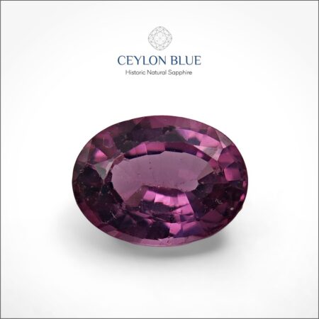 Purple Almandine garnet Garnet 1.16ct Oval Shape - CB 0017