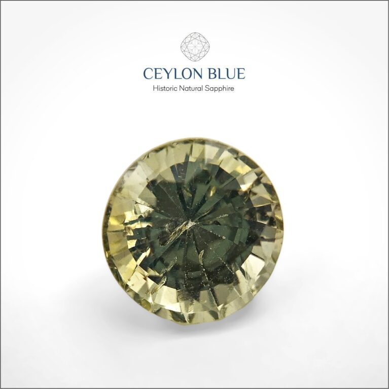 Lime Green Chrysoberyl 1.24ct Round Shape - CB 0028