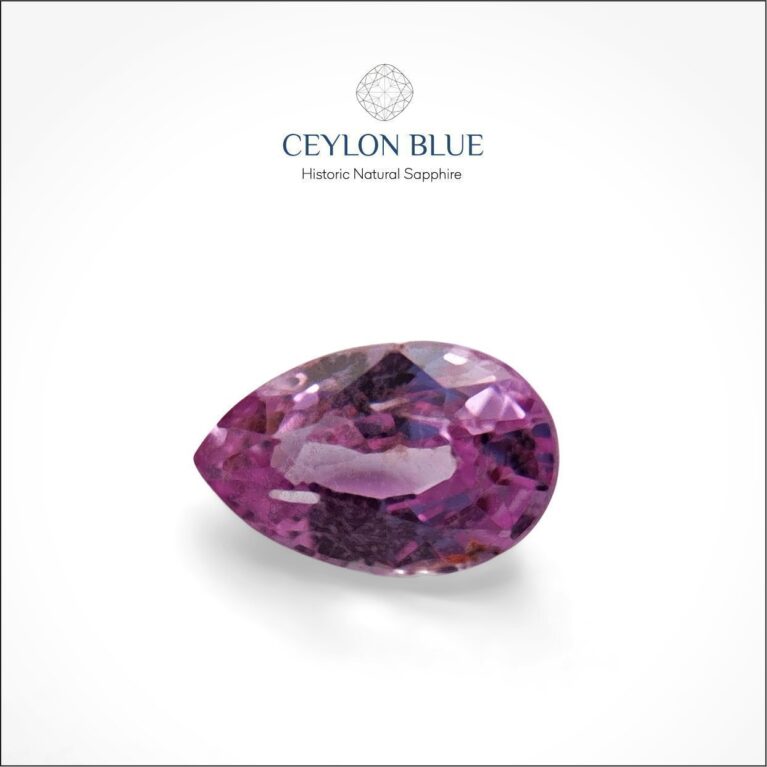 Pink Sapphire 0.48ct Pear Shape - CB 0037