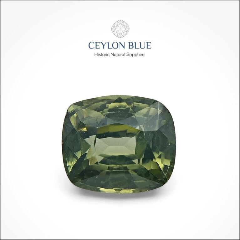 Greenish Yellow Chrysoberyl 1.54ct Cushion Shape - CB 0054