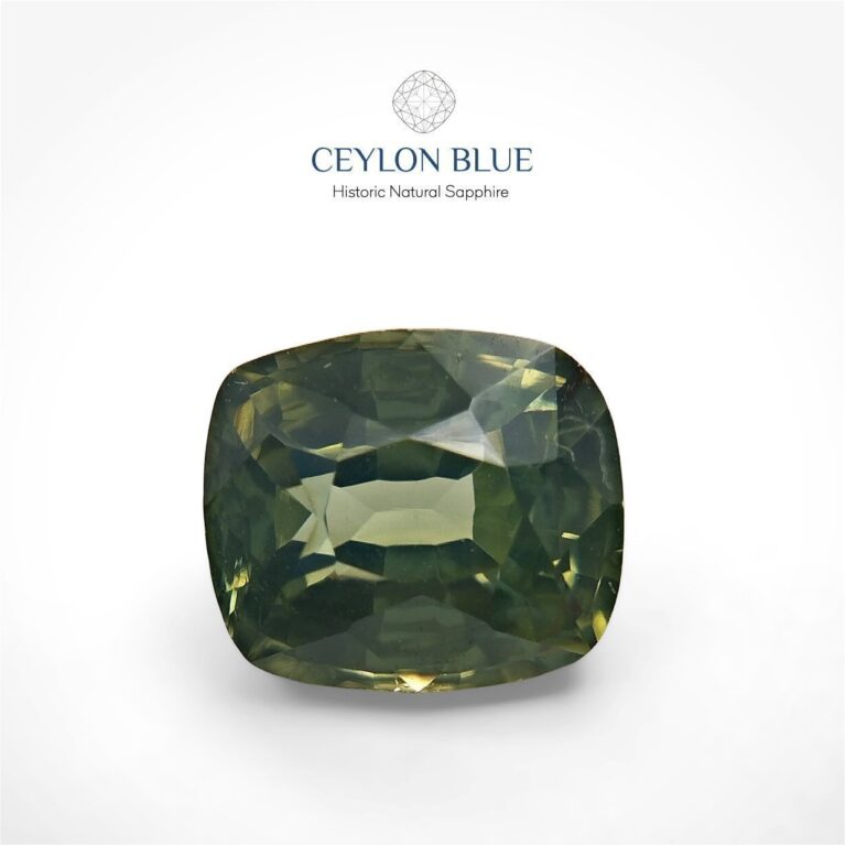 Yellowish Green Zircon 1.54ct Cushion Shape - CB 0015