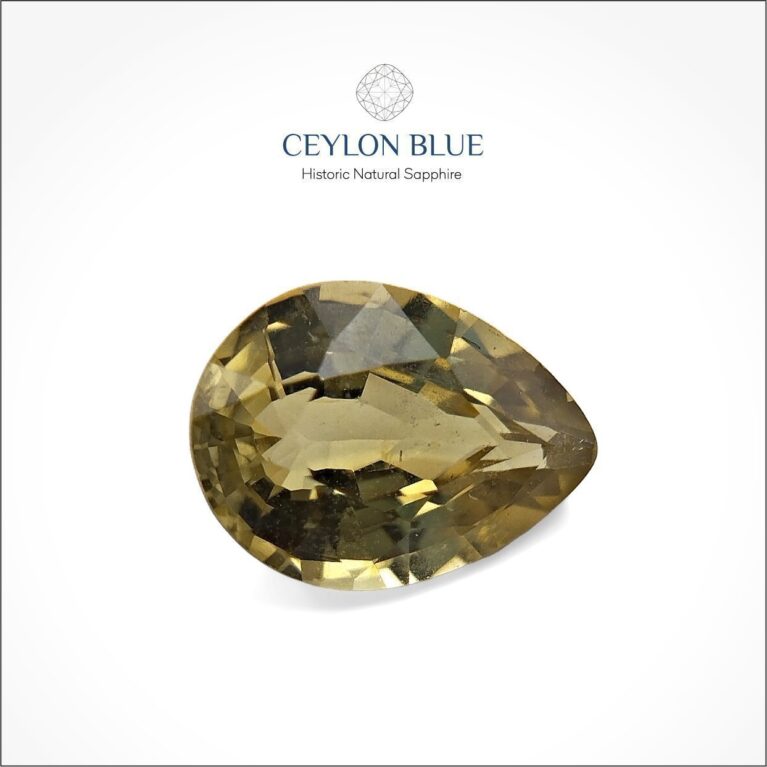 Greenish Yellow Chrysoberyl 0.83ct Pear Shape - CB 0029