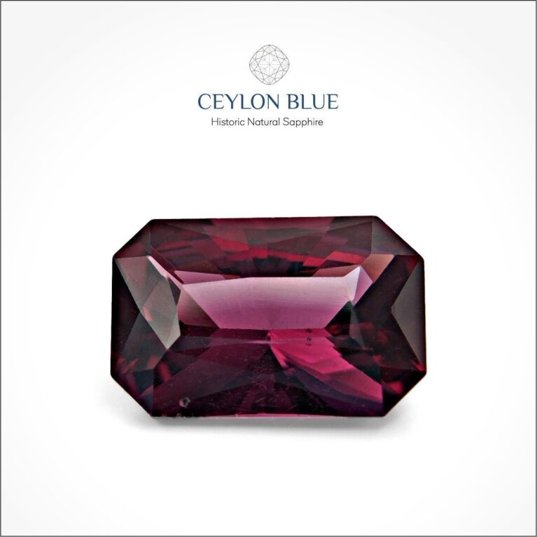 Royal Purple Garnet 2.50ct Long Octagon - CB 0049