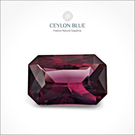 Royal Purple Garnet 2.50ct Long Octagon - CB 0049