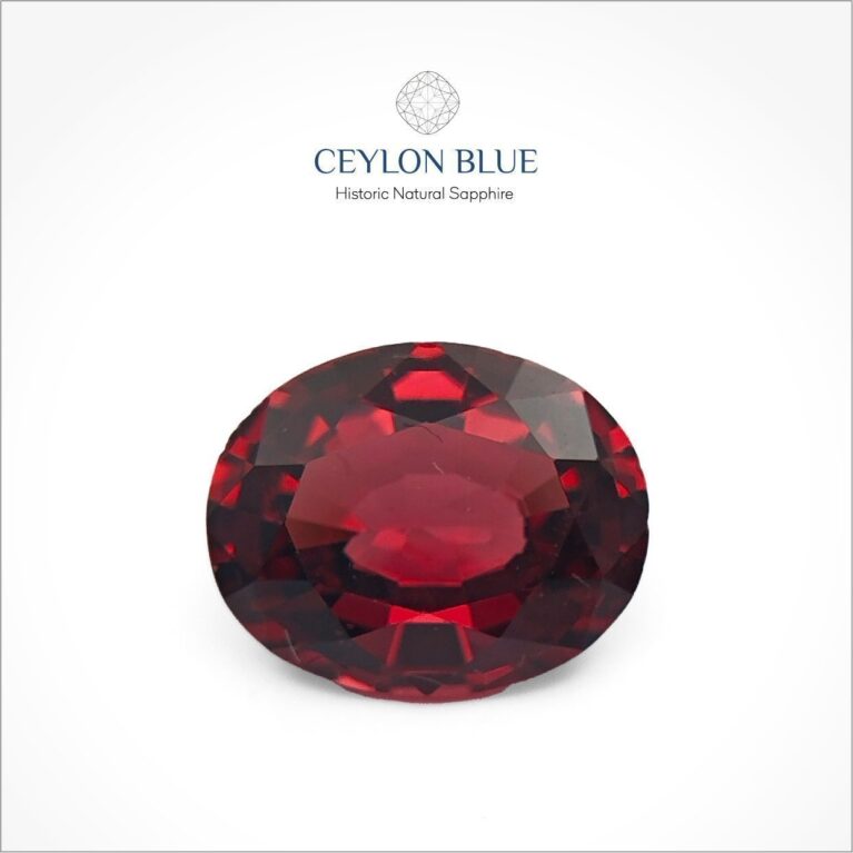 Red Almandine Garnet 1.95ct Oval Shape - CB 0085