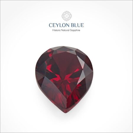 Red Almandine Garnet 3.00ct Pear Shape - CB 0086