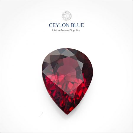 Red Almandine Garnet 2.70ct Pear Shape - CB 0087