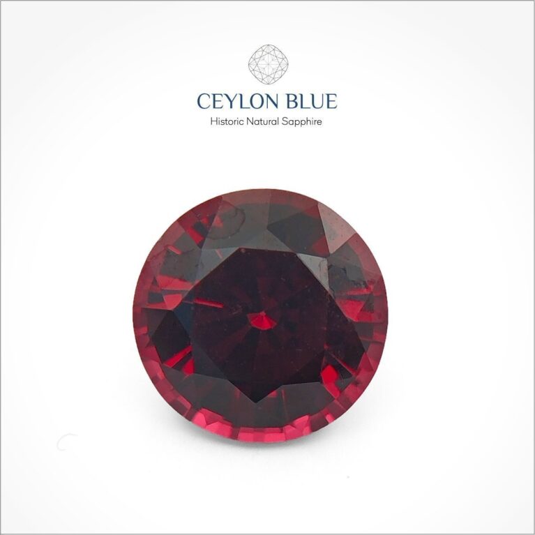 Red Almandine Garnet 2.10ct Round Shape - CB 0093