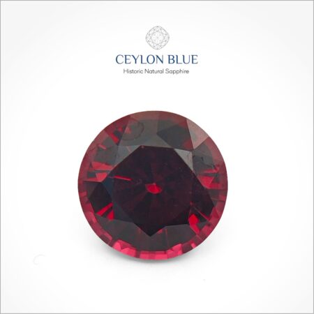 Red Almandine Garnet 2.10ct Round Shape - CB 0093