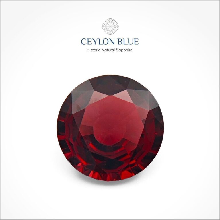Red Almandine Garnet 2.30ct Round Shape - CB 0094