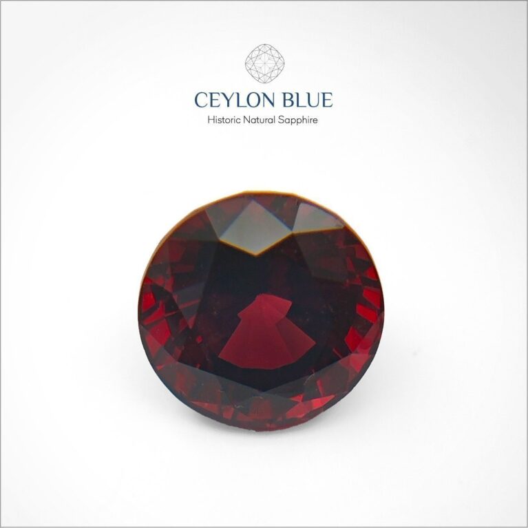 Red Almandine Garnet 2.90ct Round Shape - CB 0095