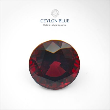 Red Almandine Garnet 2.90ct Round Shape - CB 0095