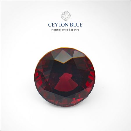 Red Almandine Garnet 2.90ct Round Shape - CB 0095