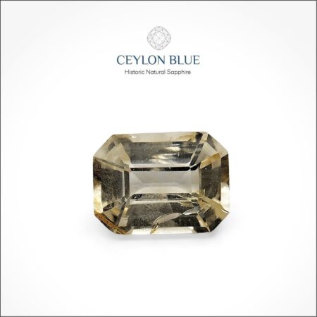Light Yellow Sapphire 0.90ct Octagon - CB 0137