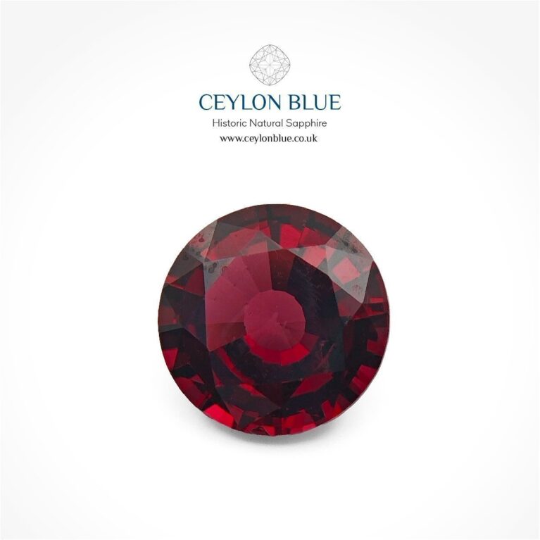 Red Almandine Garnet 2.30ct Round Shape - CB 0092