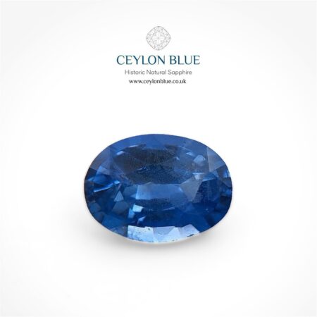 Cornflower-Blue-Sapphire-0.65ct Oval- CB 0100