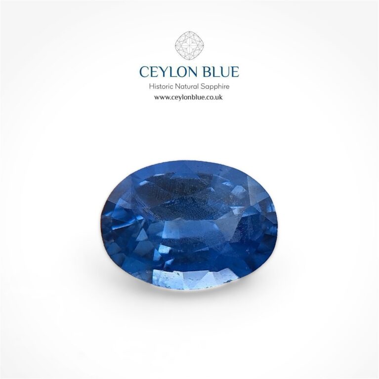 Cornflower-Blue-Sapphire-0.65ct Oval- CB 0100