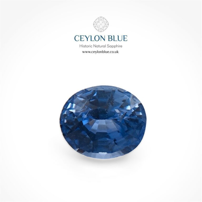 Cornflower Blue Sapphire 0.70ct Oval - CB 0102