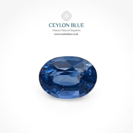 Cornflower Blue Sapphire 0.75ct Oval - CB 0104
