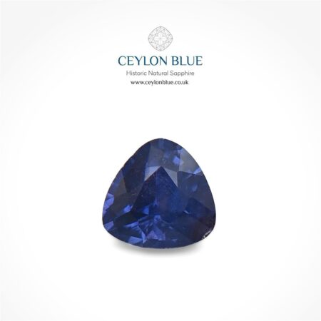 Royal Blue Sapphire 0.50ct Trillion - CB 0112