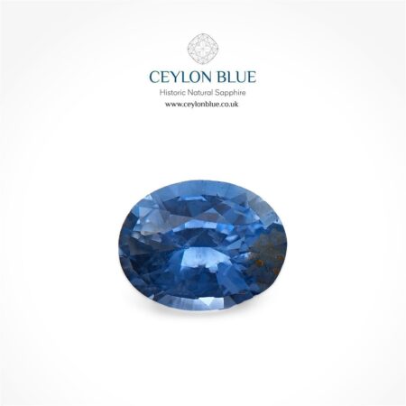 Cornflower Blue Sapphire 0.65ct Oval - CB 0113