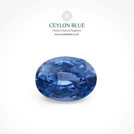 Cornflower Blue Sapphire 0.90ct Oval - CB 0118