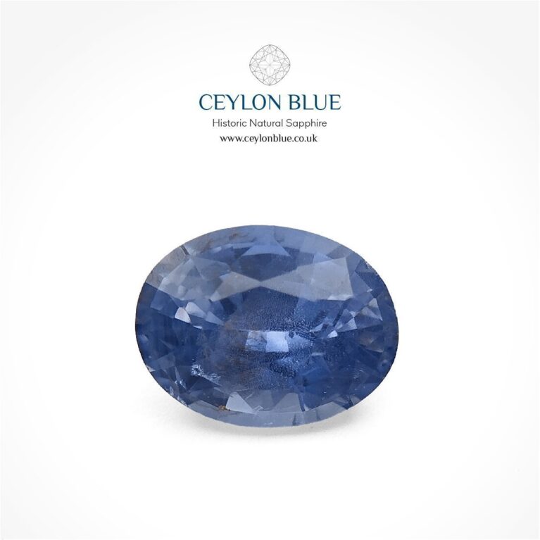 Cornflower Blue Sapphire 0.95ct Oval - CB 0119