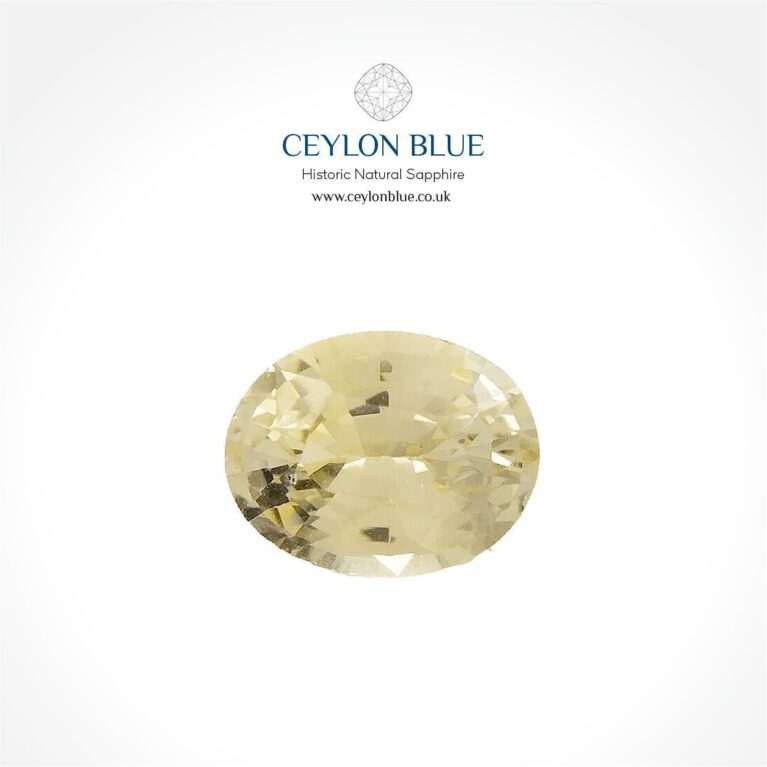 Yellow Sapphire 1.10ct Oval Shape - CB 0123