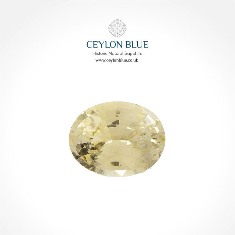 Yellow Sapphire 1.10ct Oval Shape - CB 0123