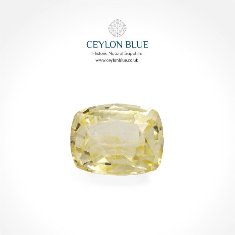 Yellow Sapphire 0.90ct Long Cushion Shape - CB 0125