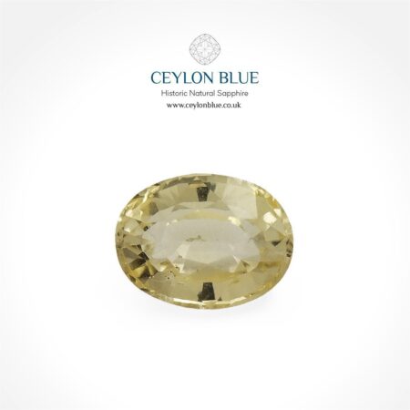 Yellow Sapphire 1.10ct Oval Shape - CB 0126