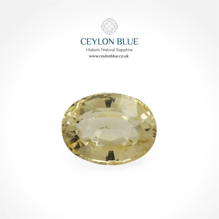 Yellow Sapphire 1.10ct Oval Shape - CB 0126
