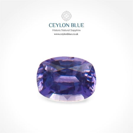 Purple Sapphire 0.60ct Long Cushion - CB 0131