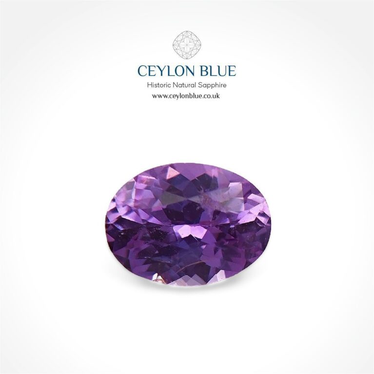 Purple Sapphire 0.40ct Oval - CB 0132