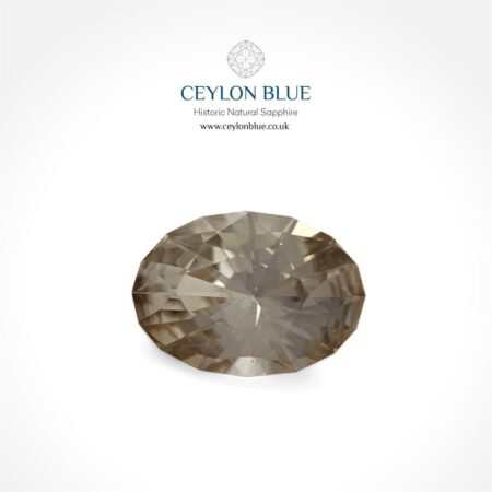 Champagne Zircon 2.20ct Oval Shape - CB 0056