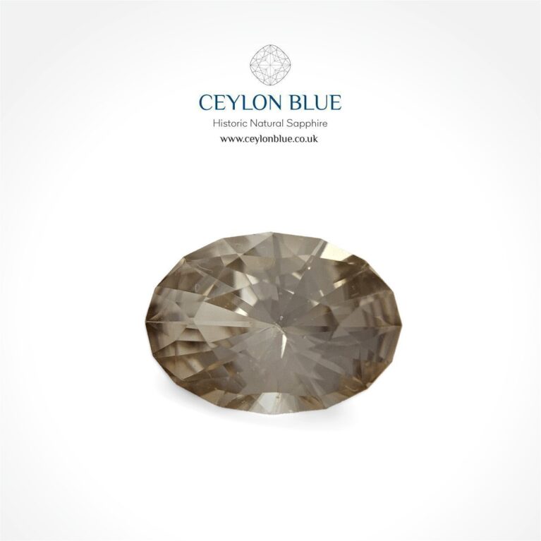 Champagne Zircon 2.20ct Oval Shape - CB 0056
