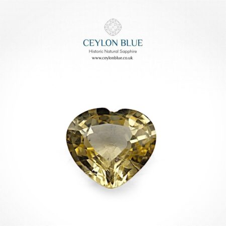 Yellow Sapphire 1.12ct Heart Shape - CB 0162