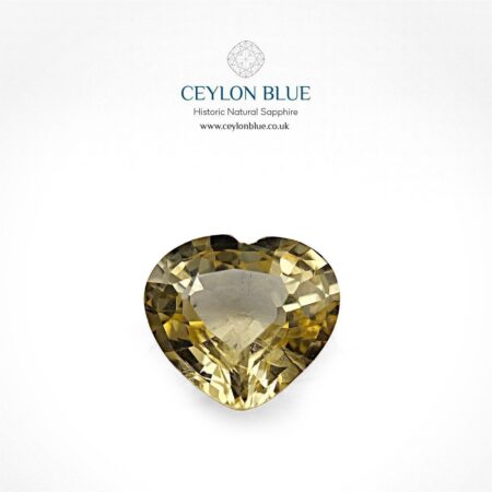 Yellow Sapphire 1.12ct Heart Shape - CB 0162