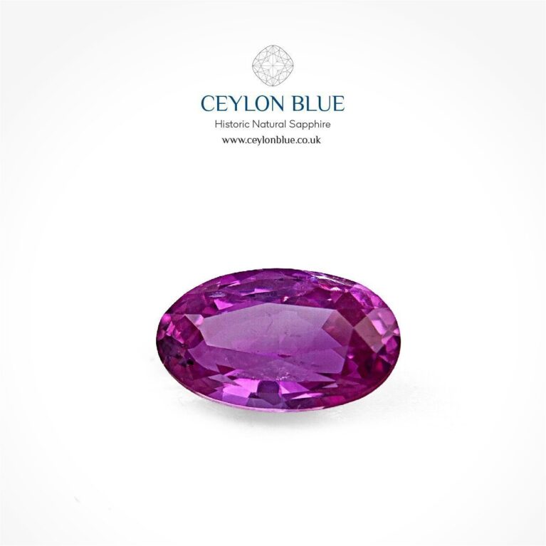 Pink Sapphire 0.85ct Oval Shape - CB 0166
