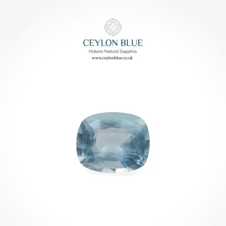 Aquamarine 1.43ct Greenish Blue Cushion Shape - CB 0173