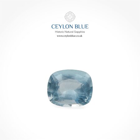 Aquamarine 1.43ct Greenish Blue Cushion Shape - CB 0173