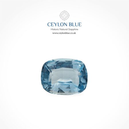 Aquamarine 2.23ct Greenish Blue Cushion Shape - CB 0175
