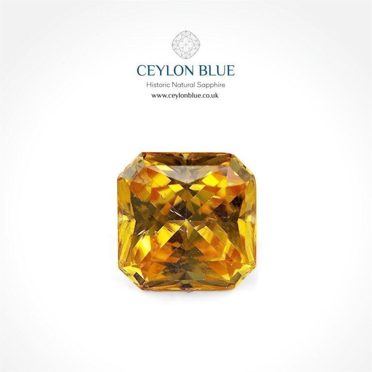 Yellow Zircon 5.50ct Octagon Shape - CB 0182