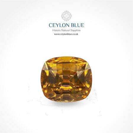 Yellow Zircon 5.20ct Cushion Shape - CB 0183