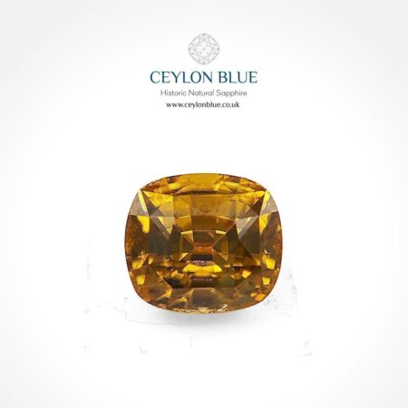 Yellow Zircon 5.20ct Cushion Shape - CB 0183